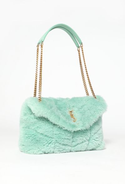 Saint Laurent 2021 Shearling Loulou Puffer Bag - 2