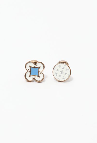 Louis Vuitton Monogram Enamel Cufflinks - 1