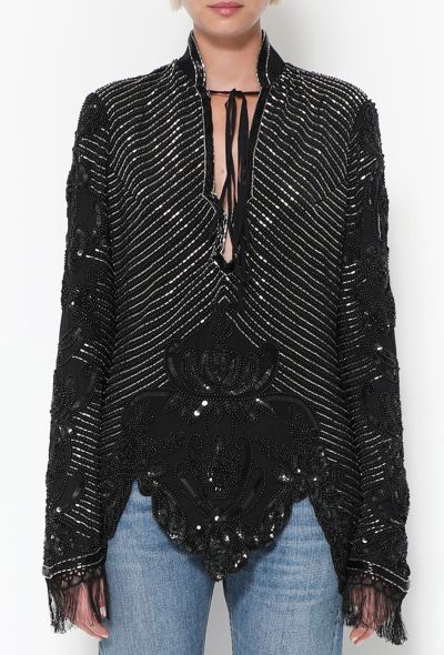 Rodarte S/S 2016 Embroidered Silk Tunic - 1