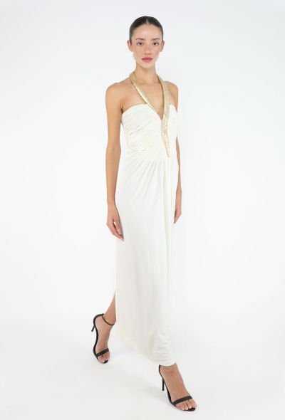 Azzaro RARE 1975 Grecian Halter Gown - 2