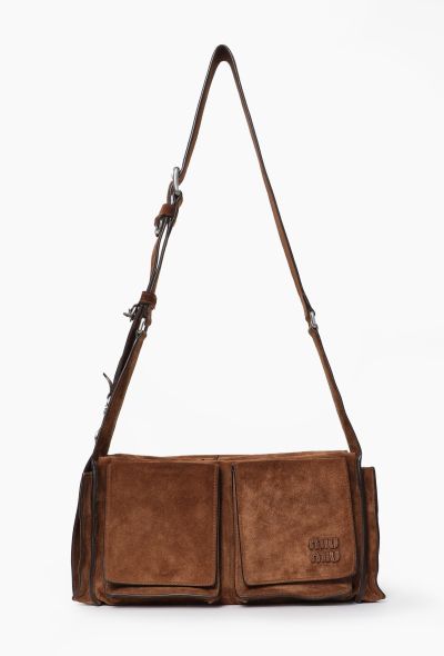Miu Miu Utilitaire Suede Bag, S/S 2026 - 1