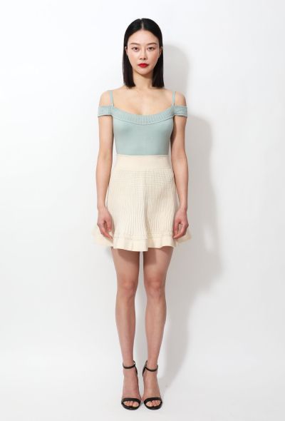 Alaïa Flared Knit Skirt - 1