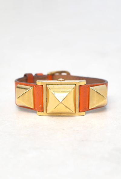 Hermès Orange Swift Médor Watch - 1