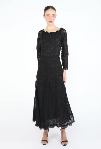 Saint Laurent Haute Couture 1999 Raschel Lace Dress - 1