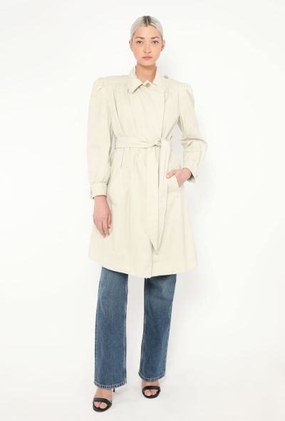Balenciaga 2017 Belted Structured Trench - 1