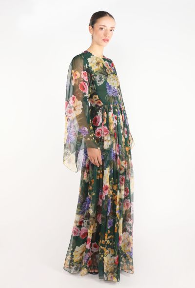 Dolce & Gabbana Gardenia Silk Chiffon Gown, 2023 - 2