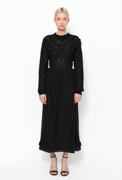 Dior Pre-Fall 2018 Eyelet Maxi Skirt - 1