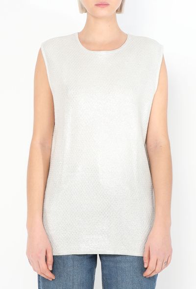 Chanel S/S 2009 Iridescent Textured Top - 1
