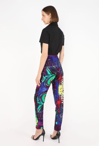 Gianni Versace Graffiti Print Pants, 1991 - 2