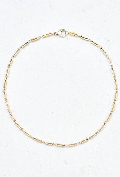 Vintage Fine Jewelry Antique 18k Yellow Gold Chain Necklace - 1