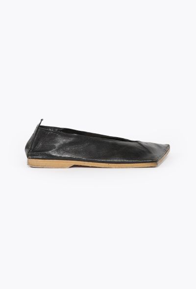 Comme des Garçons ULTRA RARE S/S 1984 Leather Flats - 1