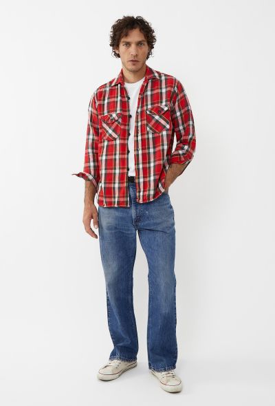 Men's Vintage 1960s Sanforized Flannel Shirt - 1
