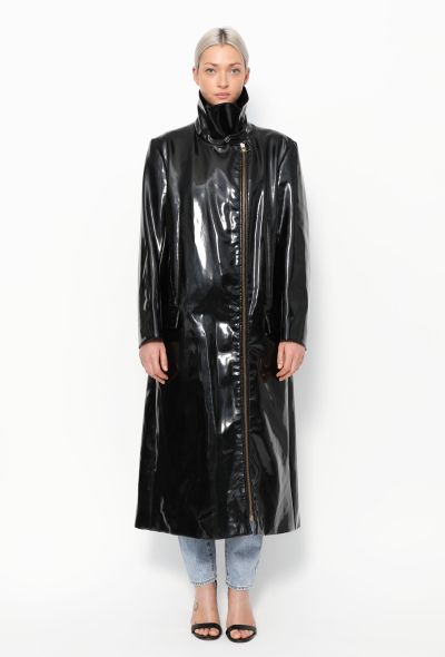 Pierre Cardin Iconic '70s Vinyl Trench Coat - 1