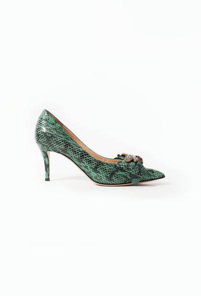 Gucci Python 'Queen Margaret' Pumps - 1