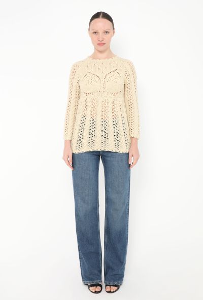 Comme des Garçons Tao Textured Crochet Sweater - 2
