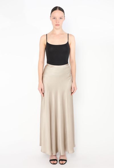 '90s Bias-Cut Charmeuse Skirt - 1