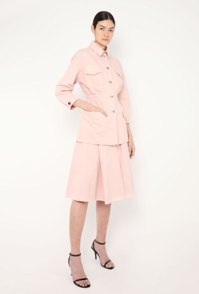 Prada Resort 2020 Denim Skirt Ensemble - 1