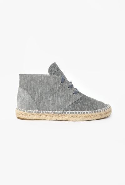 Chanel 2015 'CC' Leather Espadrilles - 1