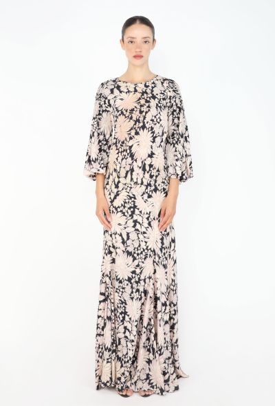 Antique Printed Silk Kaftan - 2