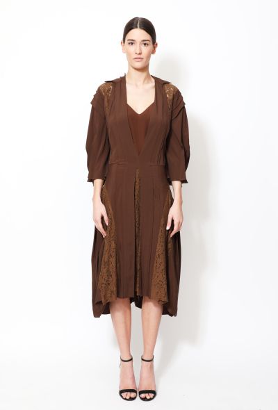 Chloé F/W 2018 Lace Pleated Dress - 1