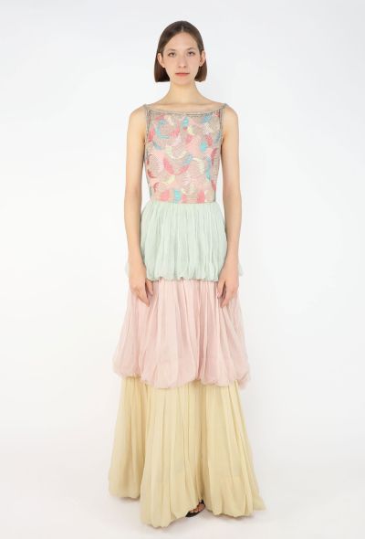 Chanel Couture Hand-Embroidered Chiffon Gown, 1978 - 2