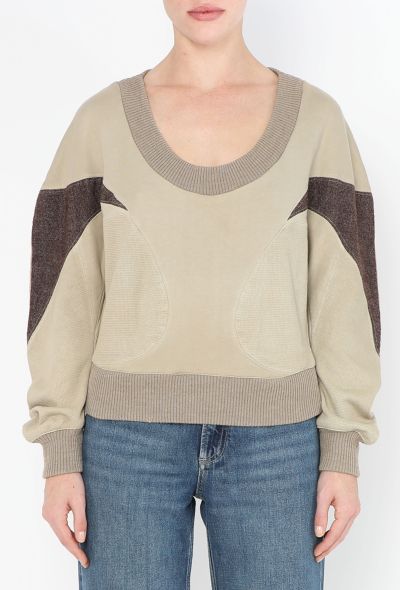 Balenciaga 2003 Colorblock Cubist Sweater - 1
