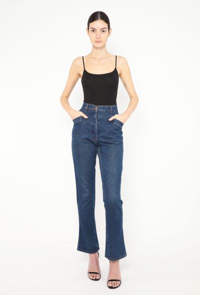 Vivienne Westwood '90s Flared Stitched Denim Ensemble - 2