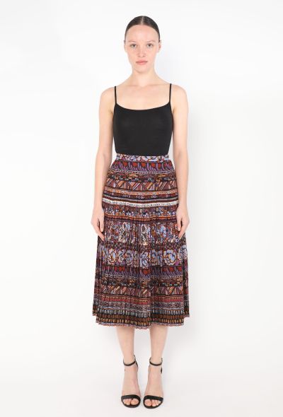 '70s Printed 3-Piece Skirt Ensemble - 2