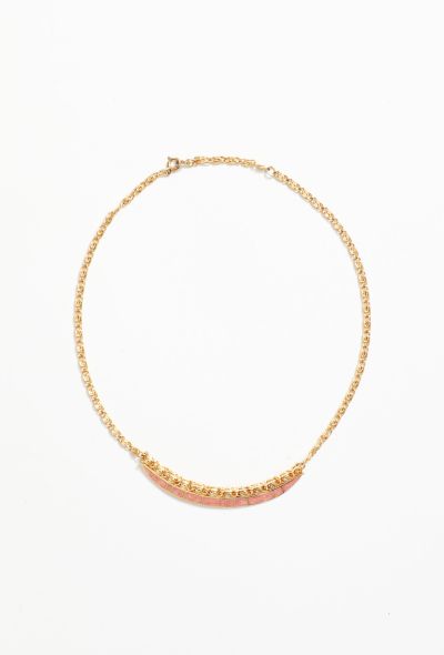 Balenciaga Vintage Enamel Spiral Necklace - 1