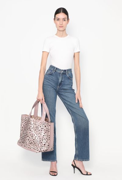 Alaïa Bicolor Laser Cut Tote Bag - 2