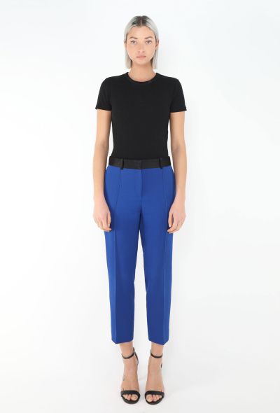 Céline Pre-Fall 2011 Blue Smoking Trousers - 1