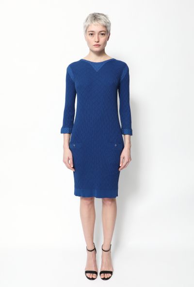 Chanel Quilted Knit Dress - 1