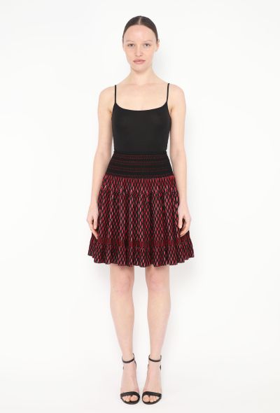 Alaïa Scalloped Peplum Skirt Ensemble - 2