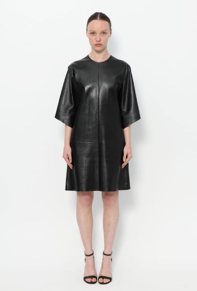 Céline Lambskin A-Line Dress - 1