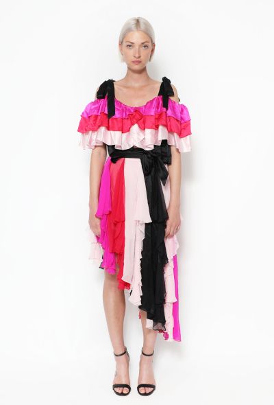 Rodarte S/S 2019 Ruffled Silk Skirt Ensemble - 1