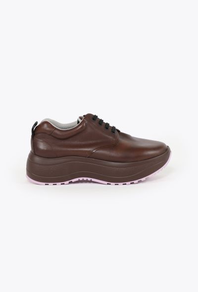 Céline S/S 2018 Brown Delivery Sneakers - 1
