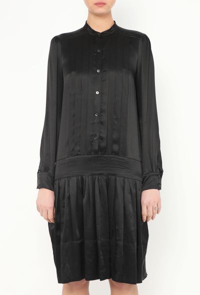 Chloé Pleated Silk Charmeuse Dress - 2