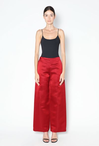 The Row F/W 2017 Strom Satin Trousers - 1