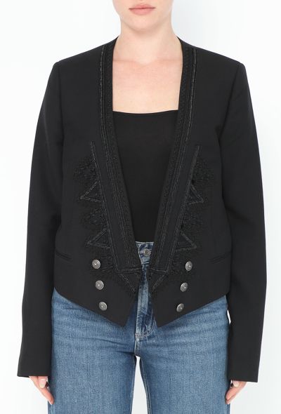 Saint Laurent 2017 Passementerie Trim Jacket - 1
