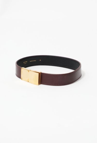 Céline Double Strap Leather Bracelet - 2