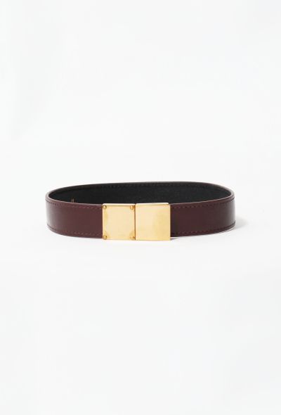 Céline Double Strap Leather Bracelet - 1