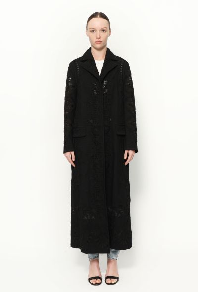 Valentino S/S 2017 Embroidered Lace Coat - 1