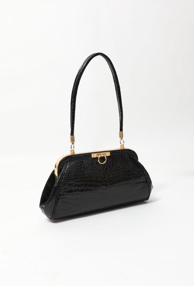 90's Roberta Di Camerino Crocodile Bag - 2