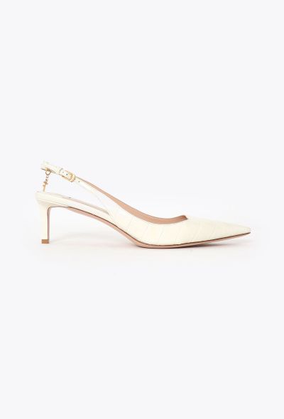 Tom Ford 2023 Angelina Embossed Slingbacks - 1