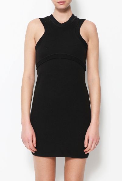 Paco Rabanne Sleeveless Knit Dress Black - 1