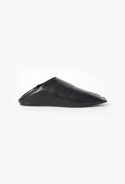 Balenciaga 2024 Babouche Leather Mules - 1