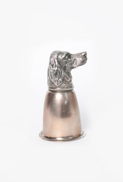 Gucci Vintage Dog-Head Sculpted Chalice – 1970s - 1