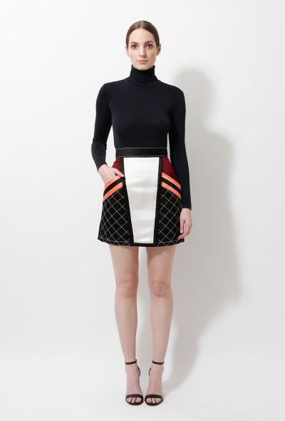 Louis Vuitton Quilted Colorblock Skirt - 1