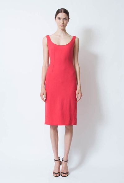 Coral Wool Dress - 1