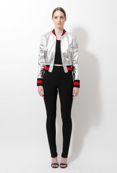 Gucci Resort 2016 Crackled Bomber Jacket - 1
